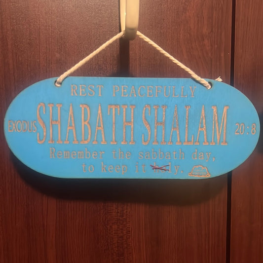 Shabath Shalam Wall Hanger
