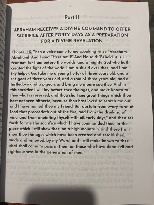 12 Patriarchs - Testimony of Job - Apocalypse of Abraham - Jacob’s Ladder