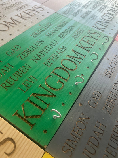 Key Holder for 12 tribes for Home