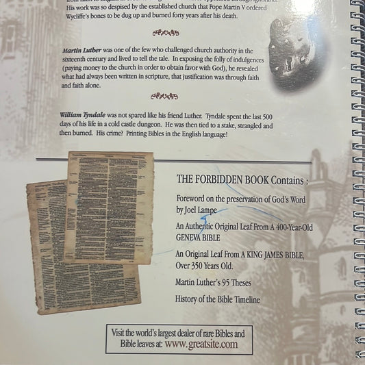 Forbidden Book by Craig Lamp