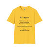 God’s Agenda & Thus Saith the Lord T-Shirt