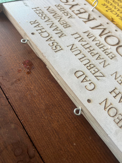 Key Holder for 12 tribes for Home