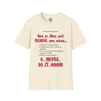 Inspirational Forgiveness T-Shirt - God & Man Will Forgive You