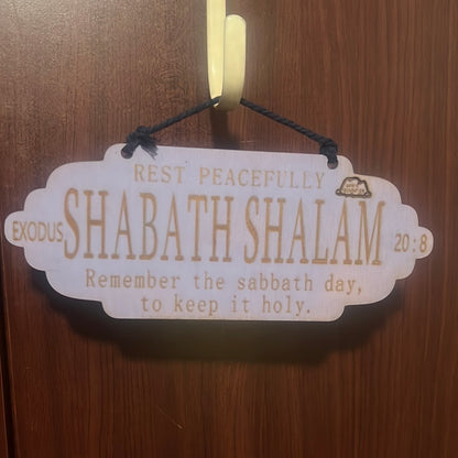 Shabath Shalam Wall Hanger