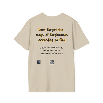 Inspirational Forgiveness T-Shirt - God & Man Will Forgive You