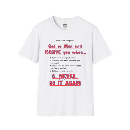 Inspirational Forgiveness T-Shirt - God & Man Will Forgive You
