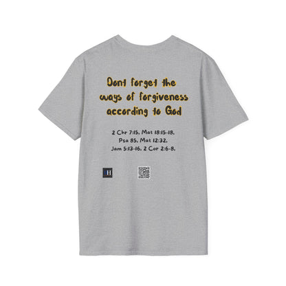 Inspirational Forgiveness T-Shirt - God & Man Will Forgive You