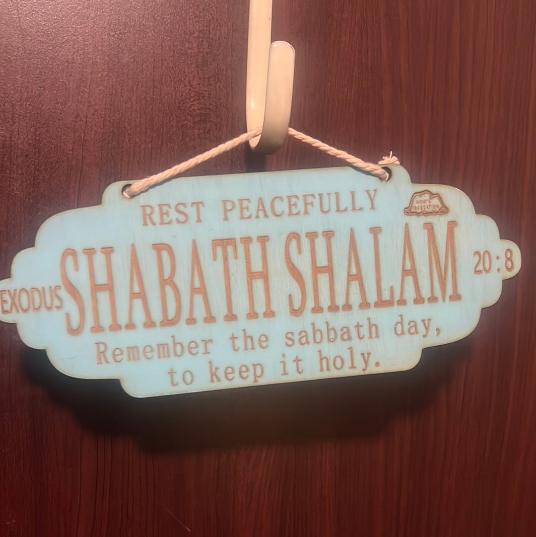 Shabath Shalam Wall Hanger