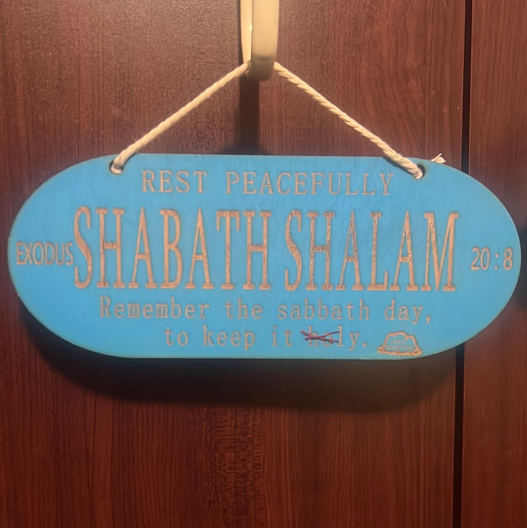 Shabath Shalam Wall Hanger