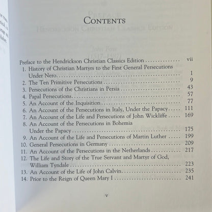 Foxe’s Book of Martyrs update or Original Print 1684