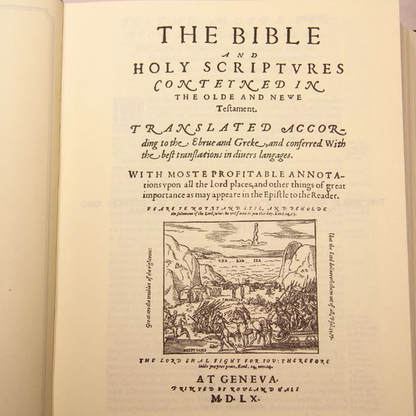 1560 Geneva Bible: First Edition