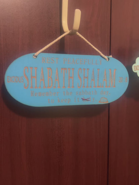 Shabath Shalam Wall Hanger